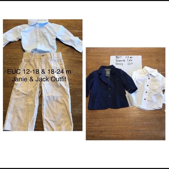 NWT / EUC 12-18 m 3-PC Mix & Match Dressy Outfit: Pants,...